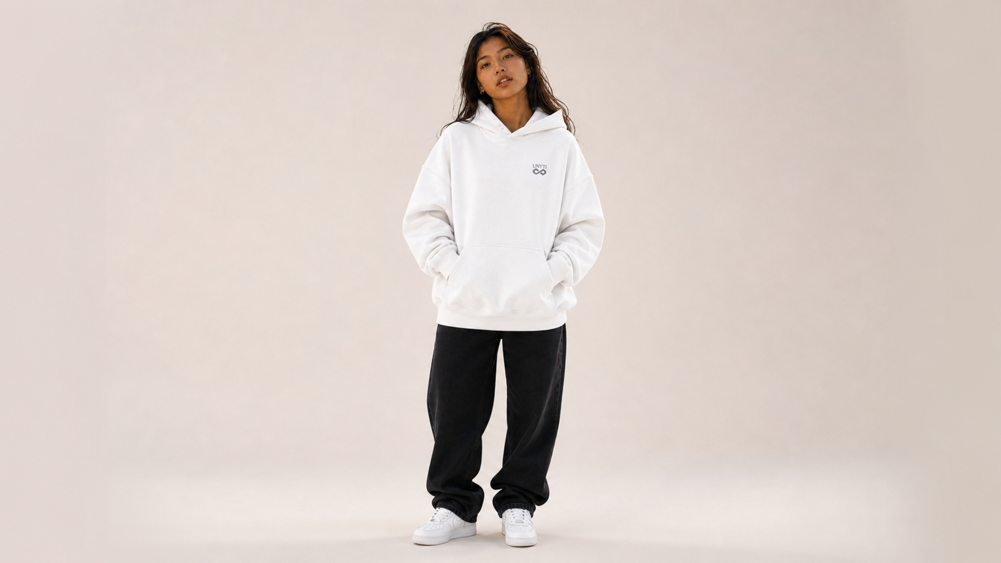 UNYTI INFINYTI  - Hoodie Premium Blanc