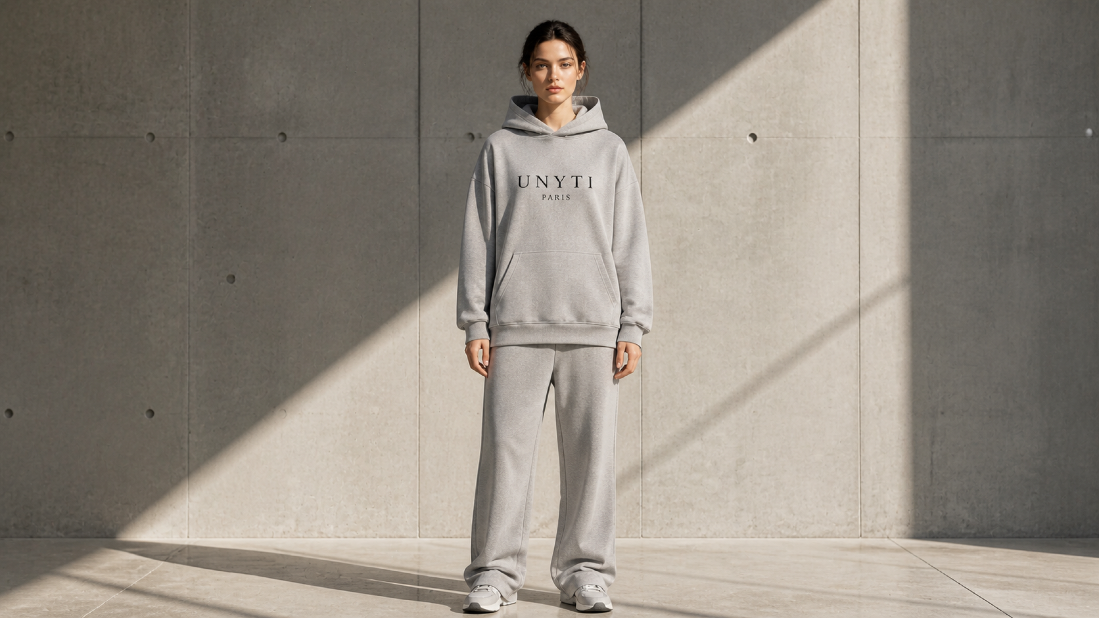 UNYTI PARIS Hoodie gris