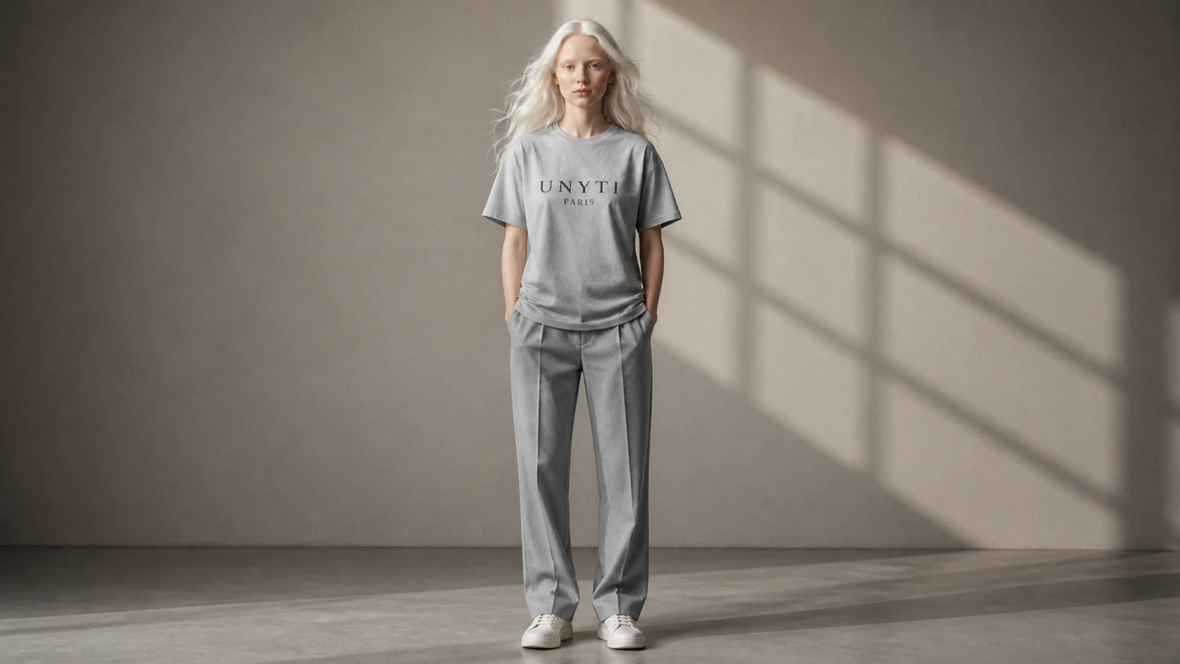 UNYTI PARIS T-shirt regular Gris