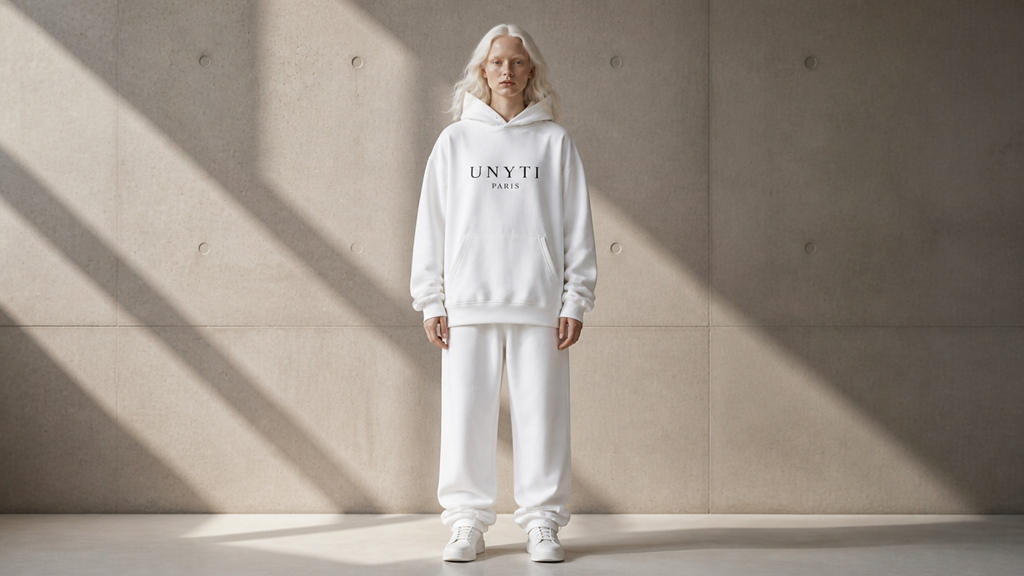UNYTI PARIS Hoodie Blanc