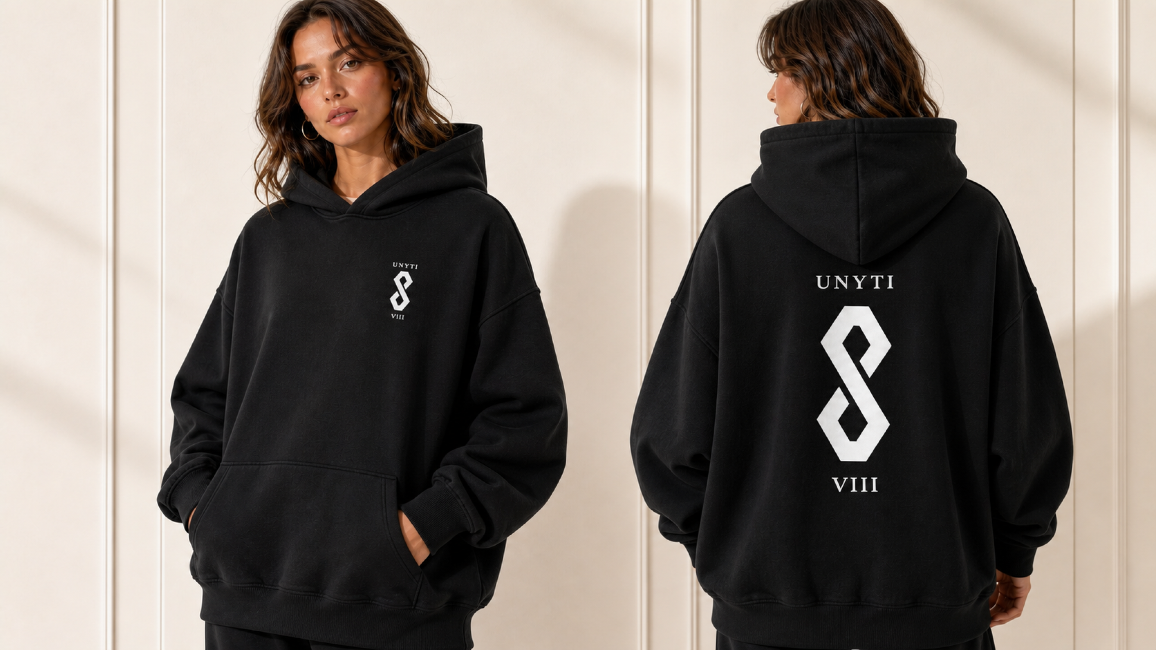 UNYTI EIGHT VIII - Hoodie - Noir