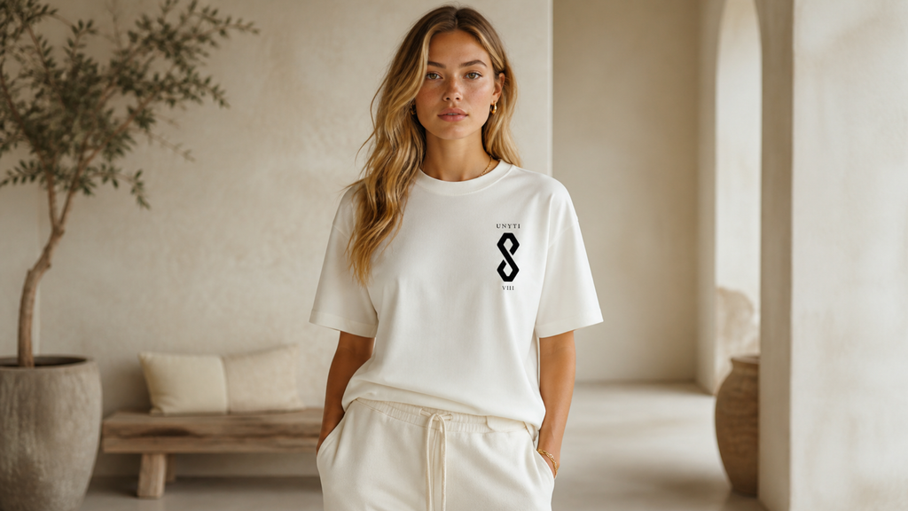 UNYTI EIGHT VIII - T-shirt régulier - Blanc