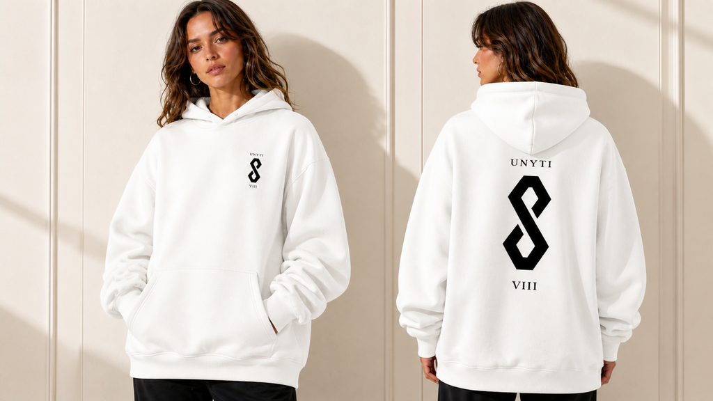 UNYTI EIGHT VIII - Hoodie - Blanc