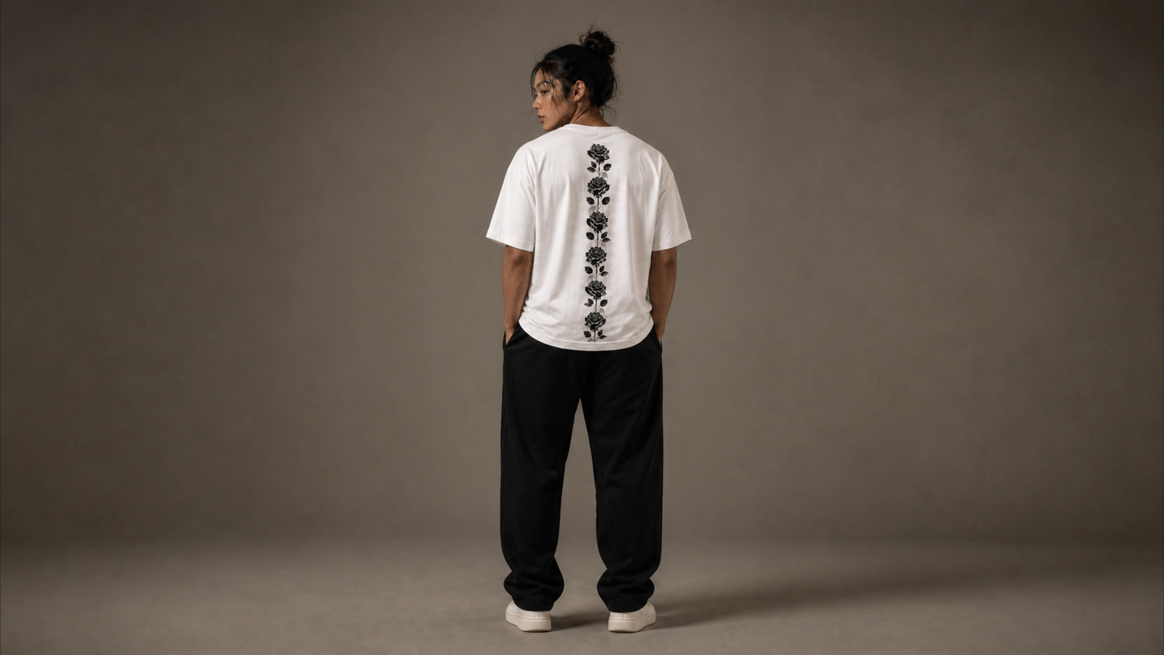 UNYTI BLVCK ROSE  T-shirt Blanc