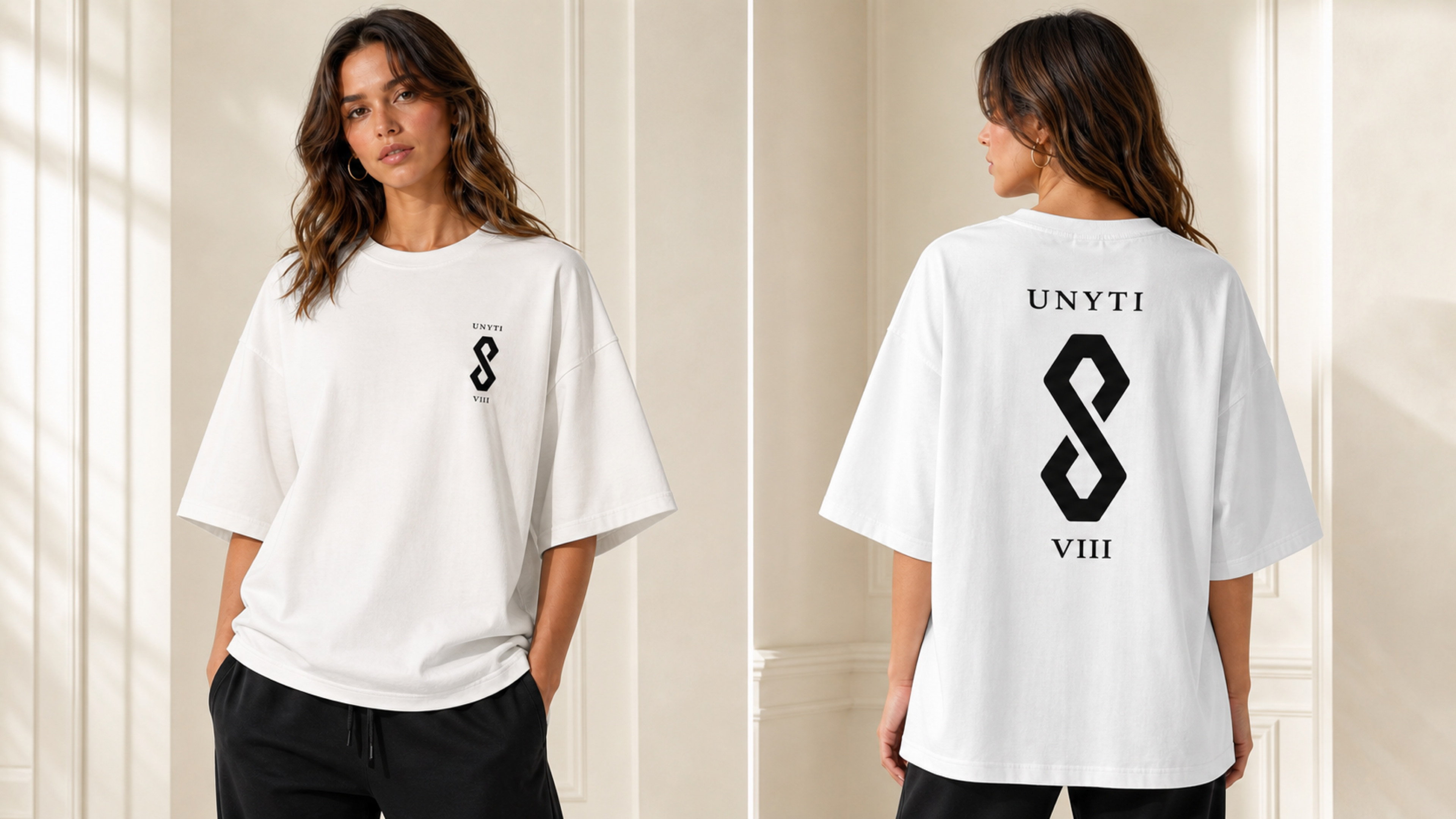 UNYTI EIGHT VIII - Oversize - Blanc