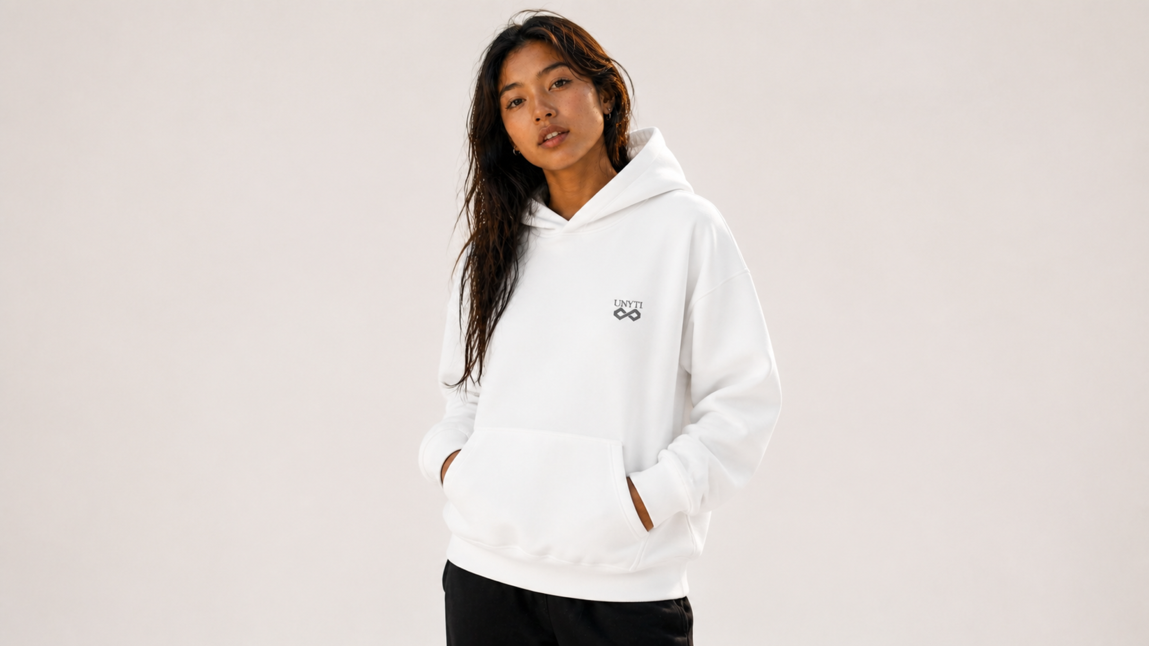 UNYTI INFINYTI  - Hoodie Premium Blanc