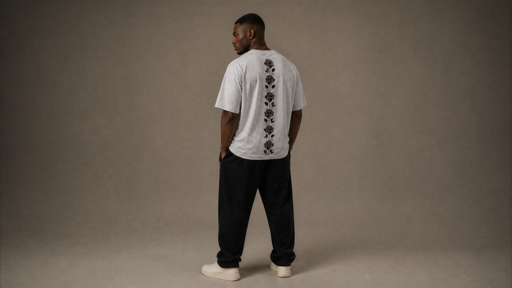 UNYTI BLVCK ROSE  T-shirt Gris