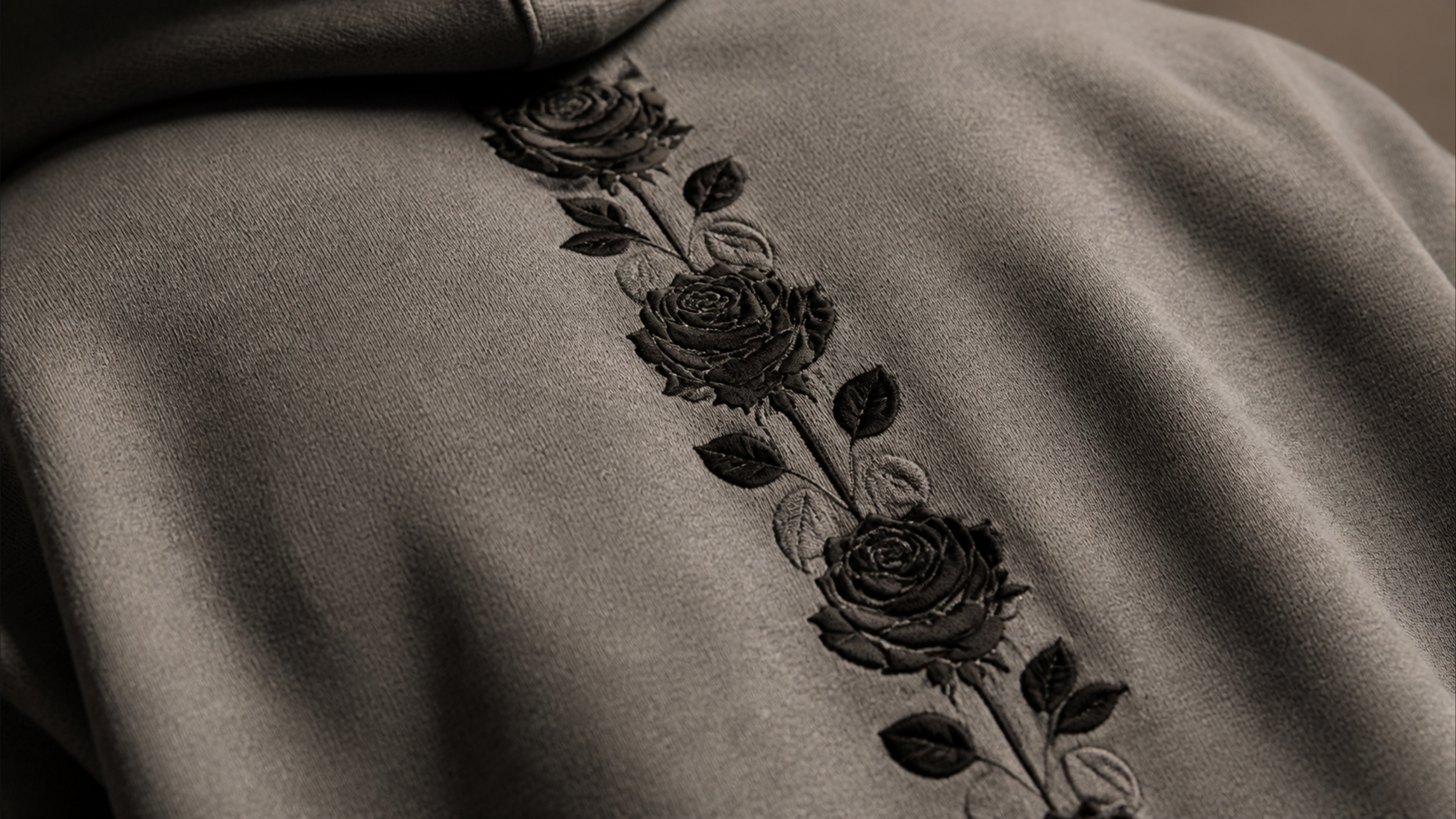 UNYTI BLVCK ROSE Hoodie gris