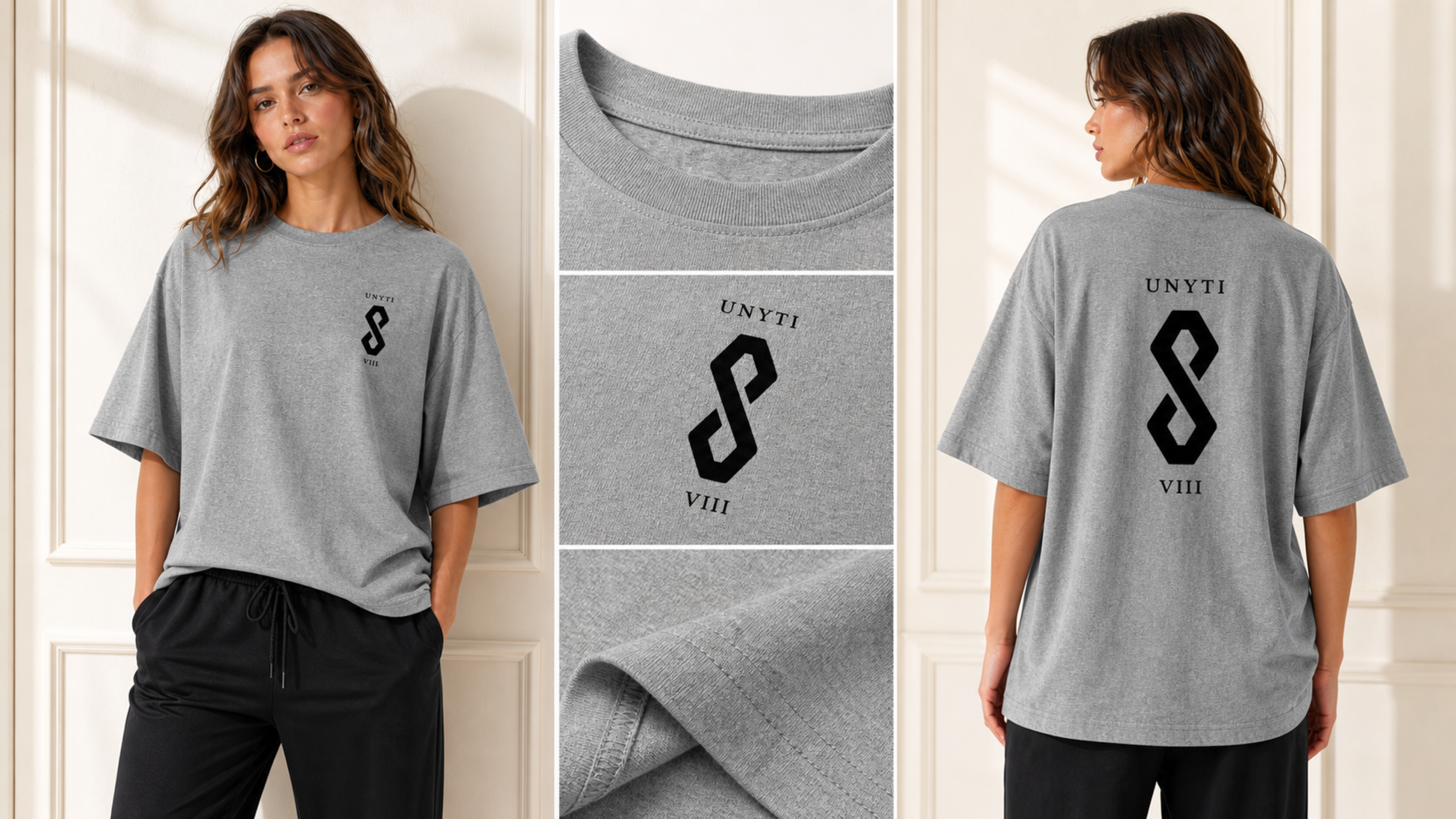 UNYTI EIGHT VIII - Oversize - Gris