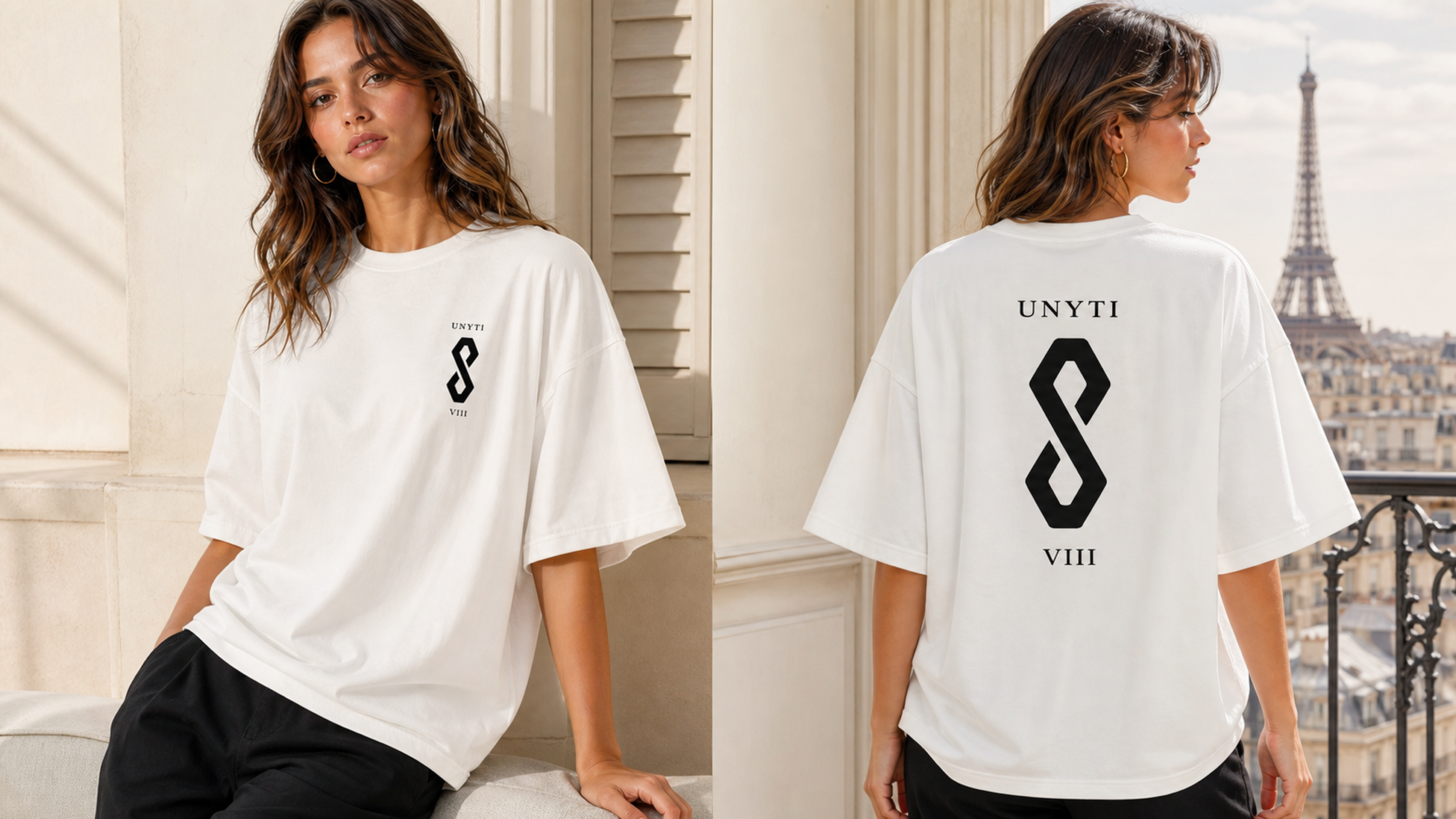 UNYTI EIGHT VIII - Oversize - Blanc