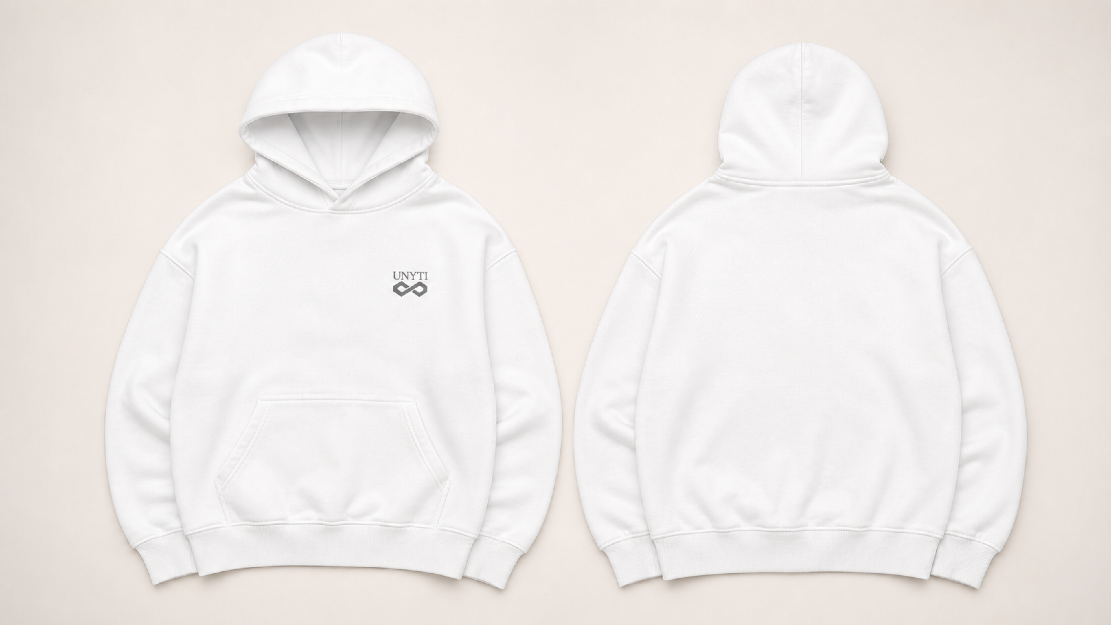 UNYTI INFINYTI  - Hoodie Premium Blanc