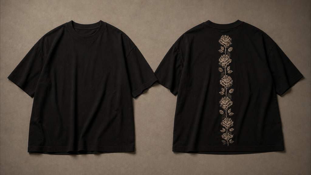 UNYTI BLVCK ROSE Oversize Noir