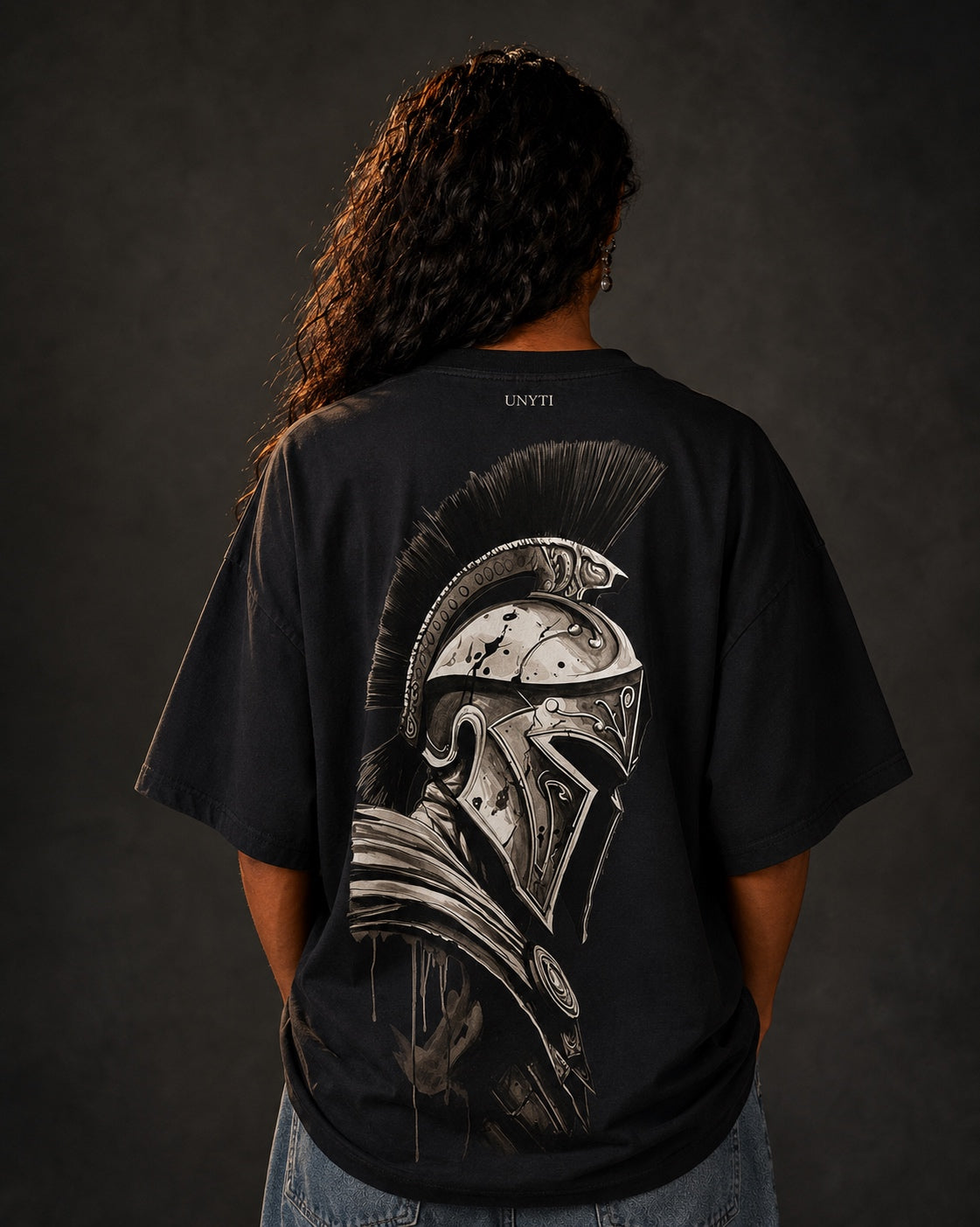 UNYTEEBOARD Spartan Noir — t-shirt noir