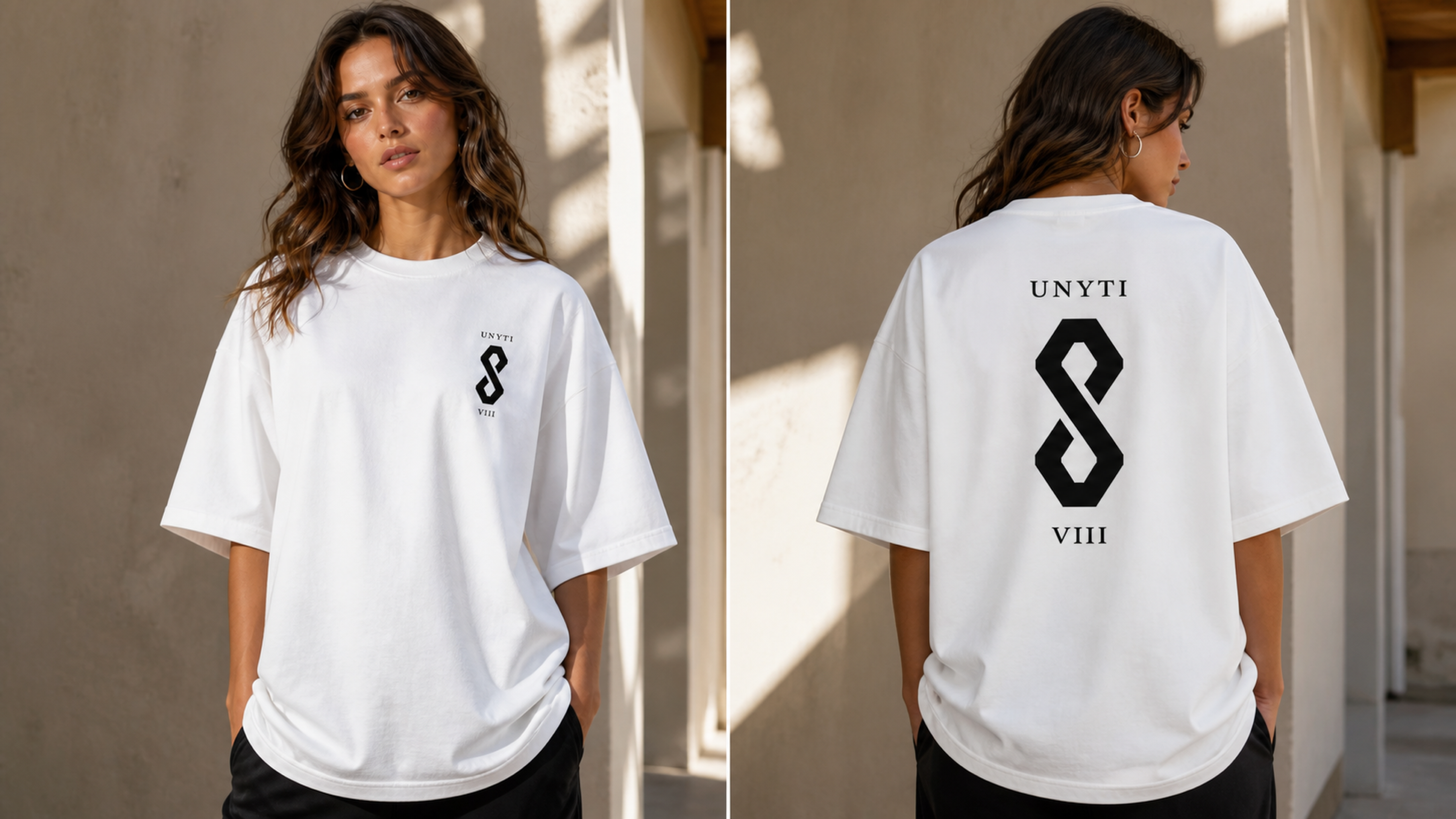 UNYTI EIGHT VIII - Oversize - Blanc