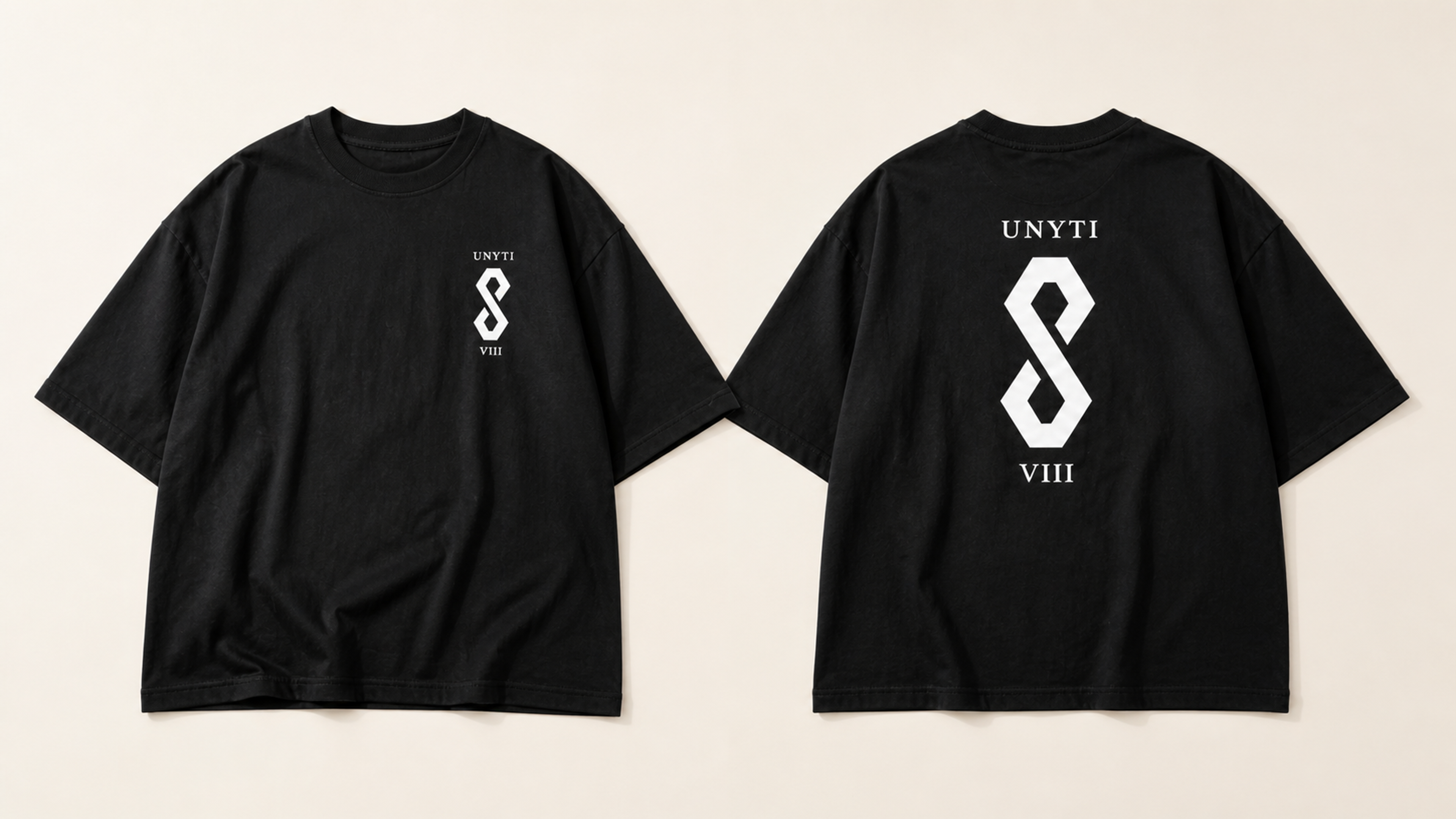 UNYTI EIGHT VIII - Oversize - Noir