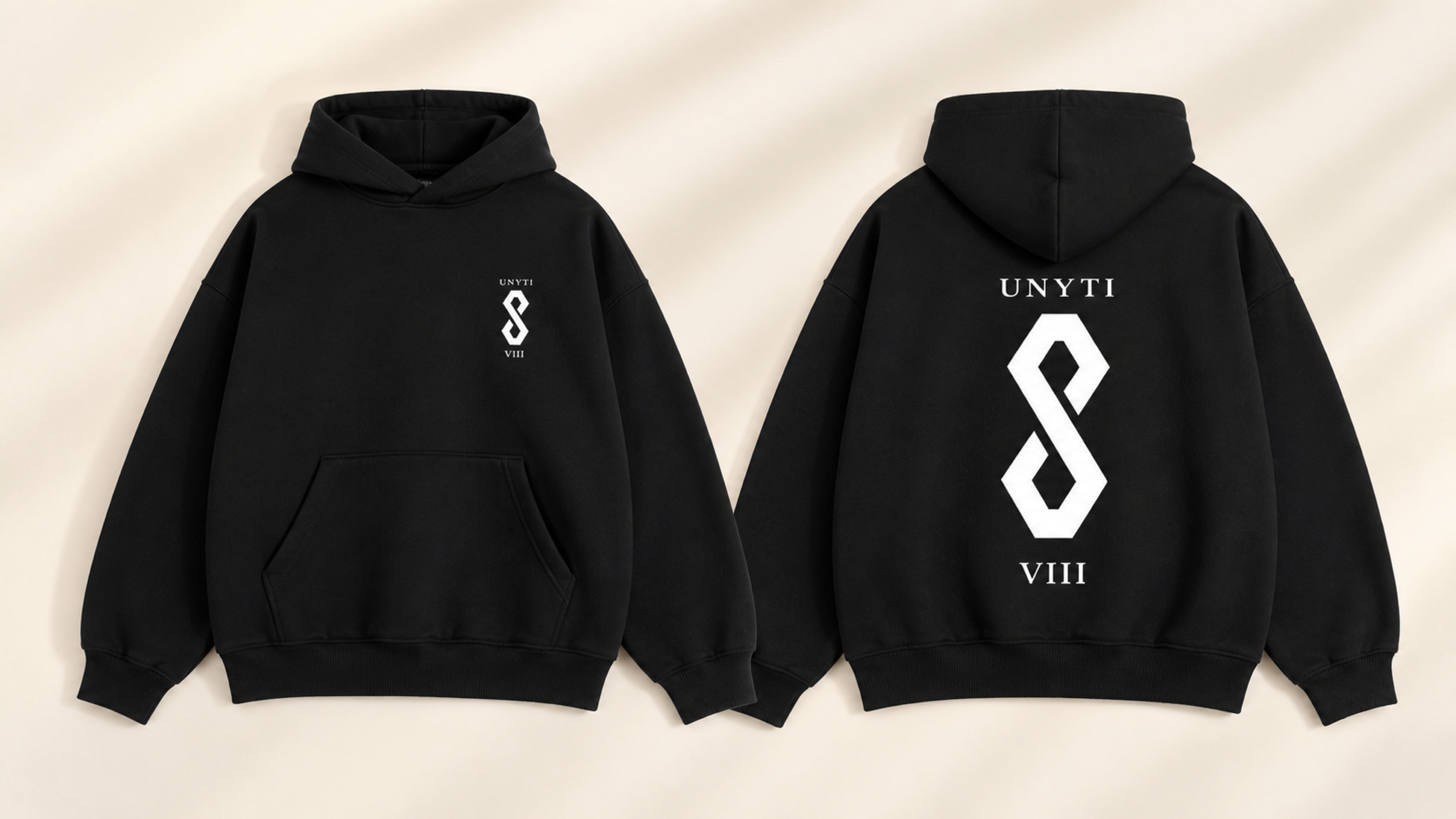 UNYTI EIGHT VIII - Hoodie - Noir
