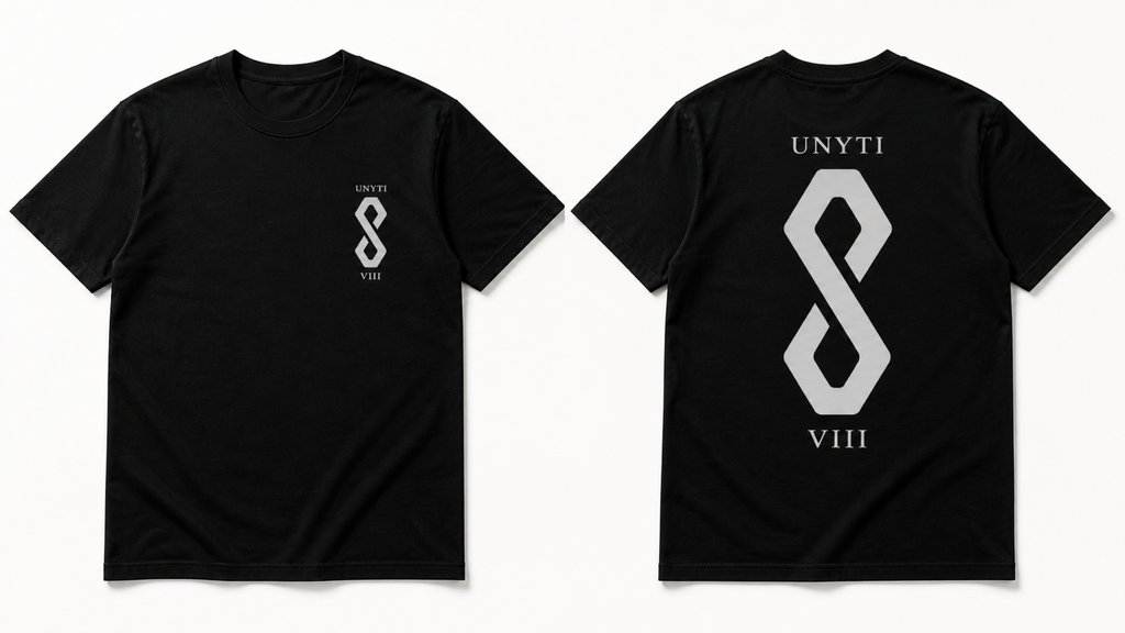 UNYTI EIGHT VIII - T-shirt régulier - Noir