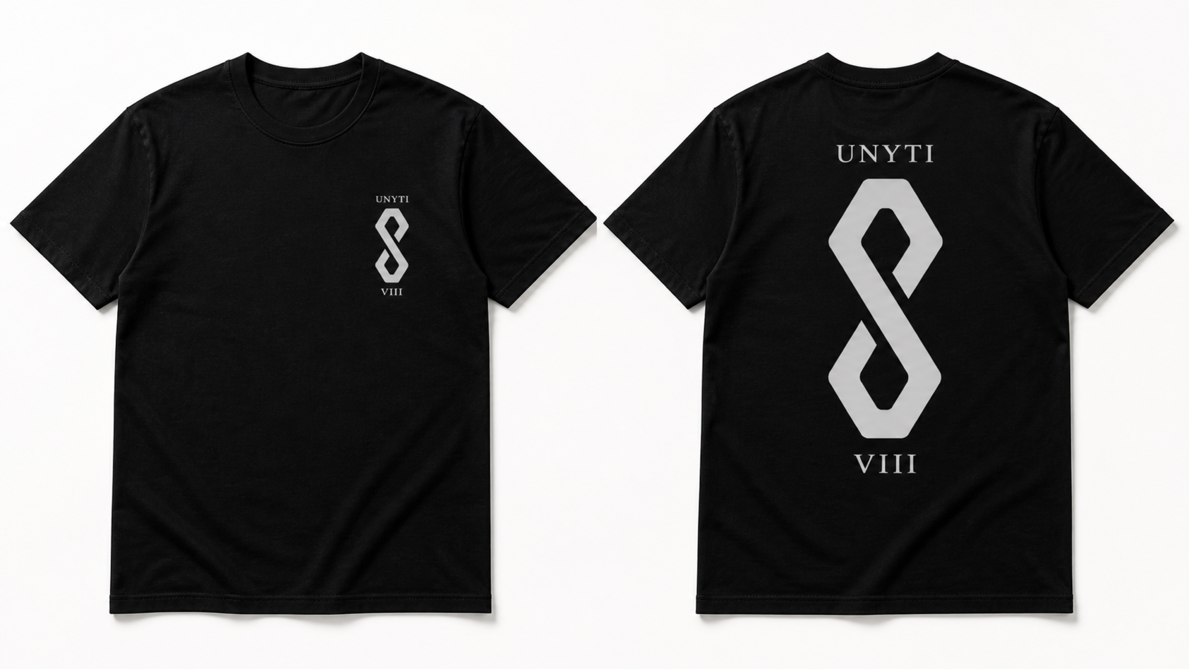 UNYTI EIGHT VIII - T-shirt régulier - Noir
