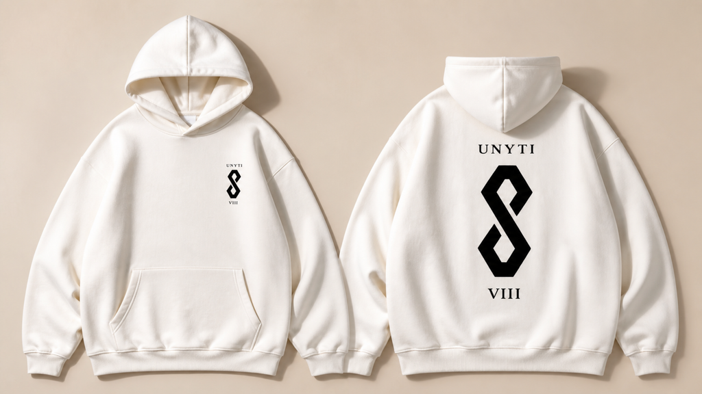 UNYTI EIGHT VIII - Hoodie - Blanc