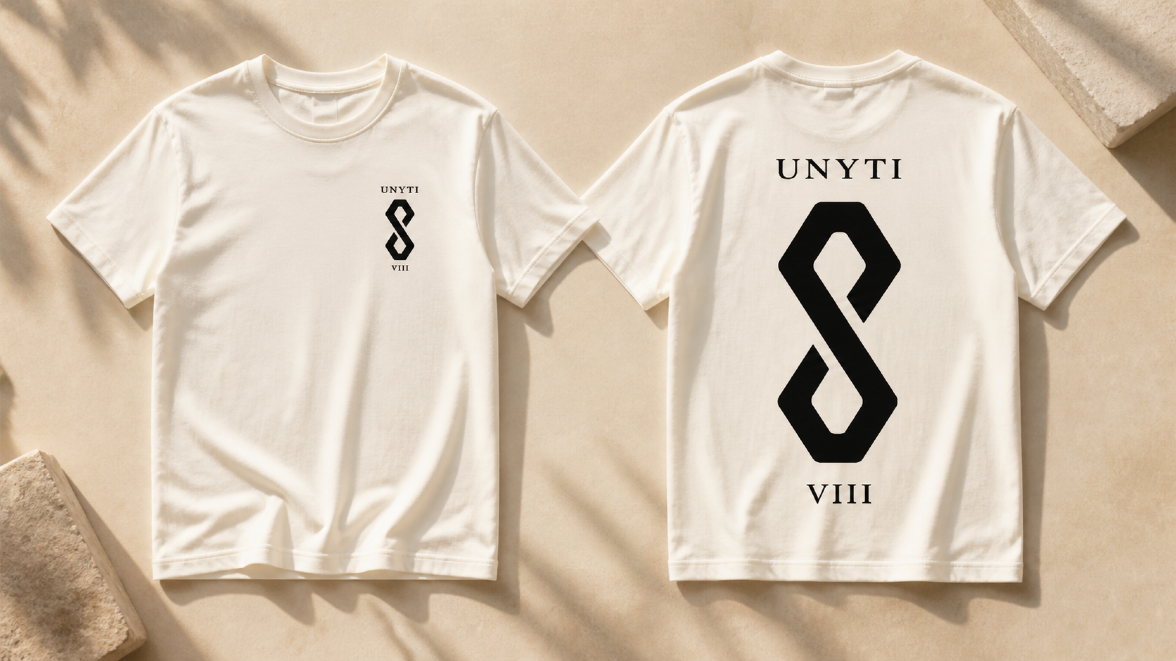 UNYTI EIGHT VIII - T-shirt régulier - Blanc