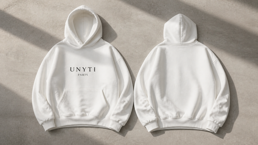UNYTI PARIS Hoodie Blanc