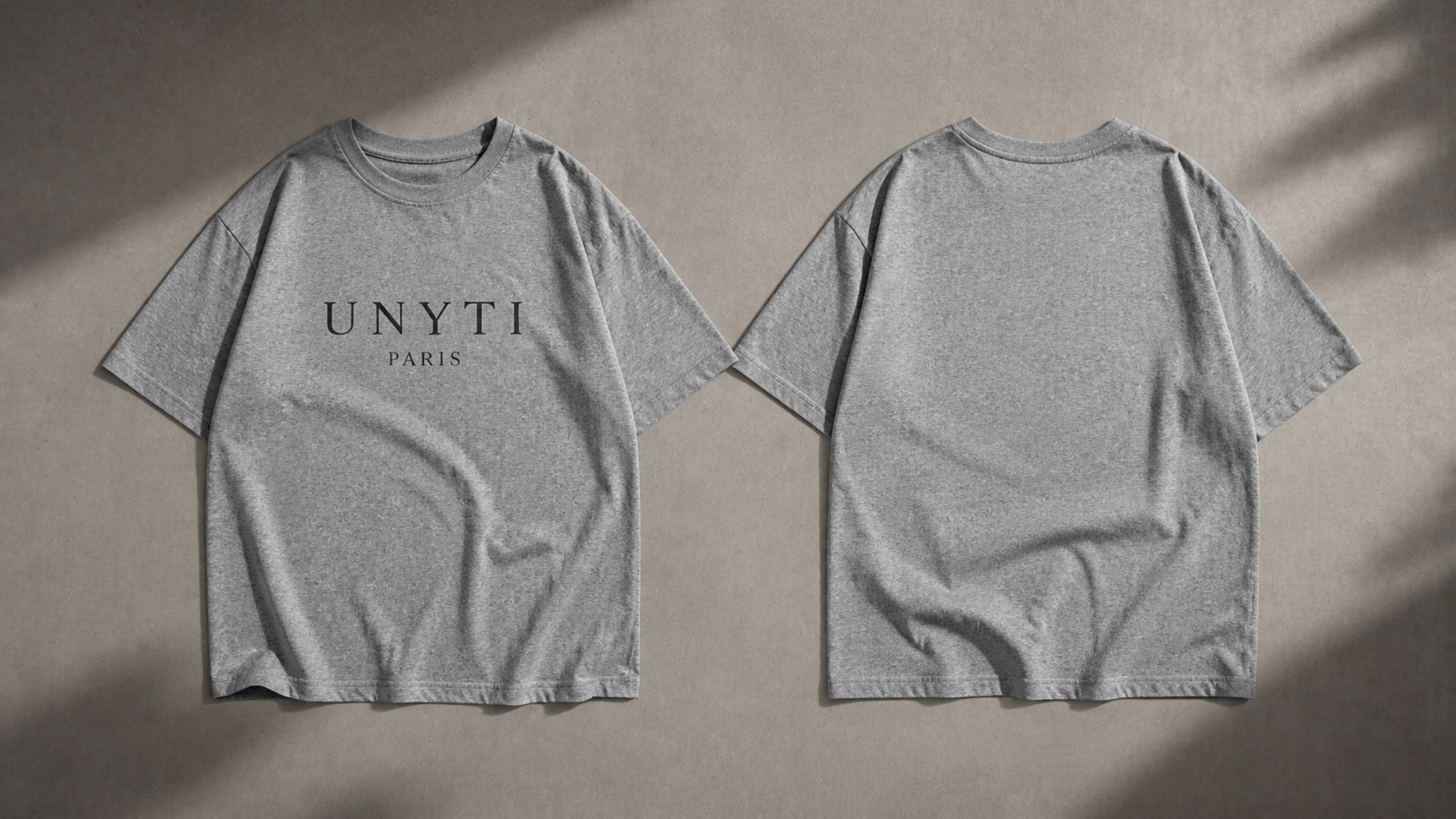 UNYTI PARIS T-shirt regular Gris