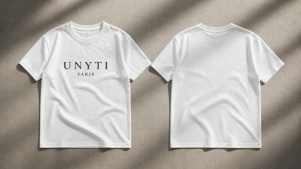 UNYTI PARIS T-shirt regular Blanc