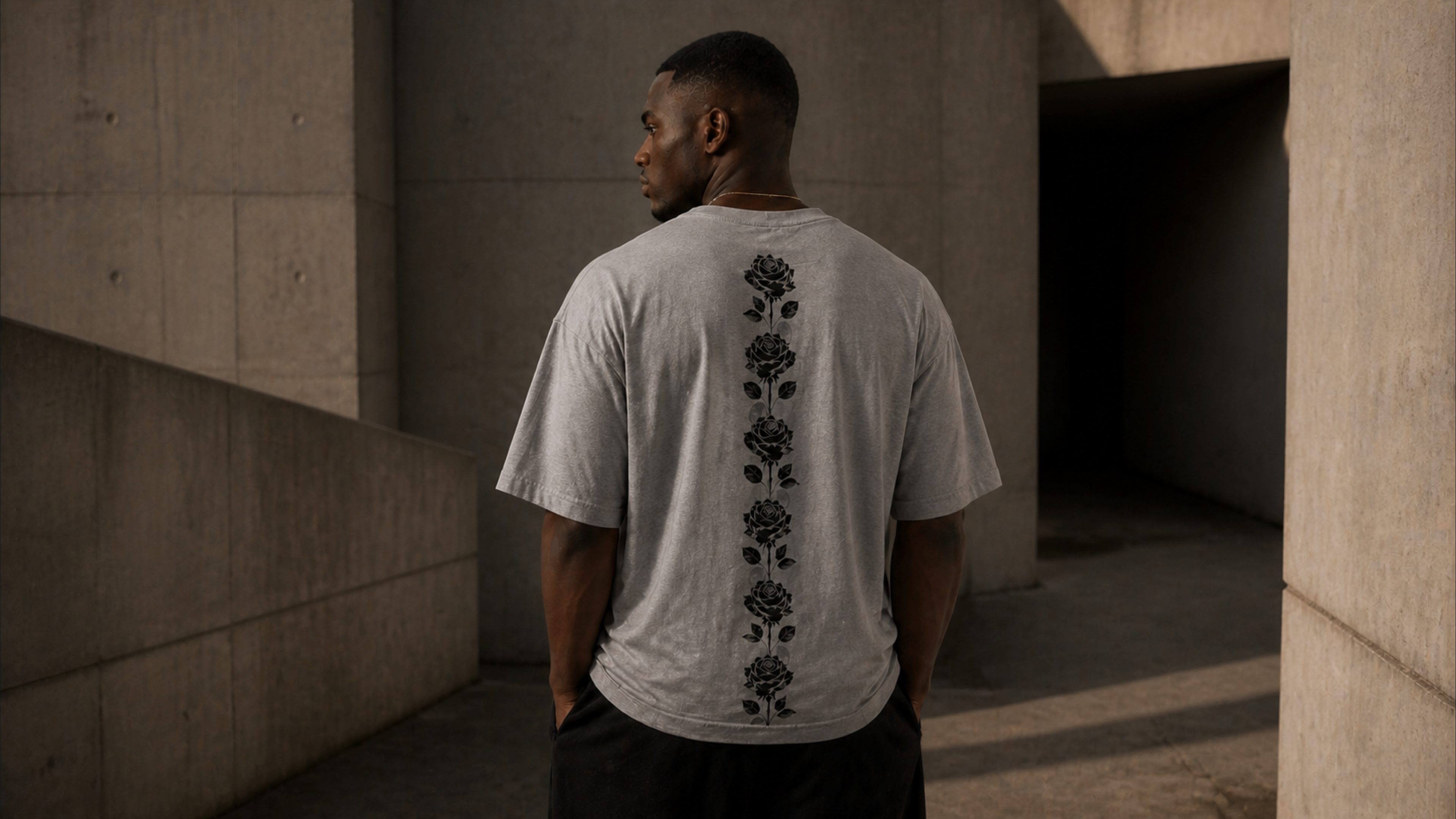 UNYTI BLVCK ROSE  Oversize Gris