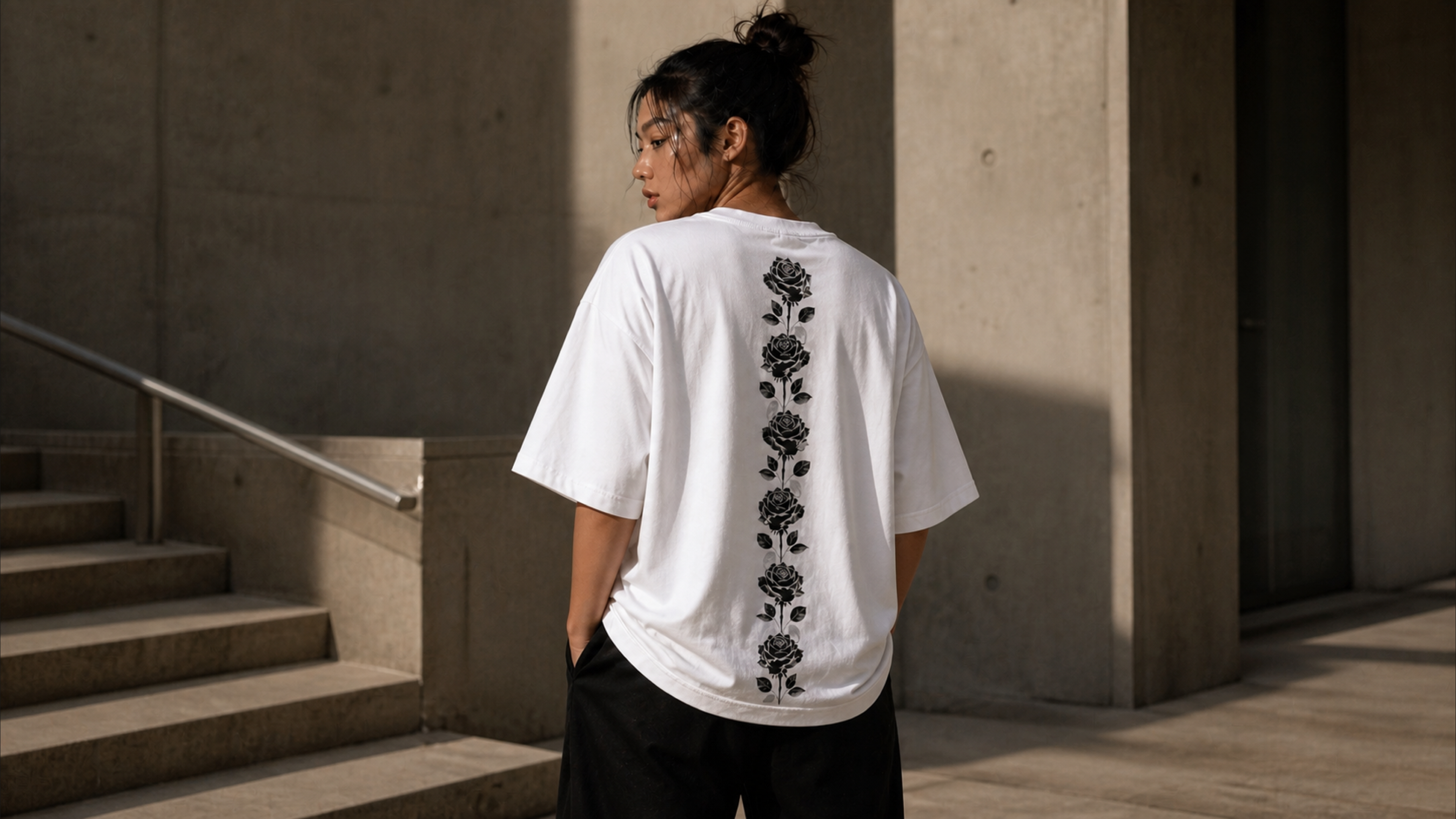 UNYTI BLVCK ROSE Oversize Blanc