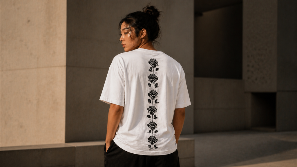 UNYTI BLVCK ROSE  T-shirt Blanc