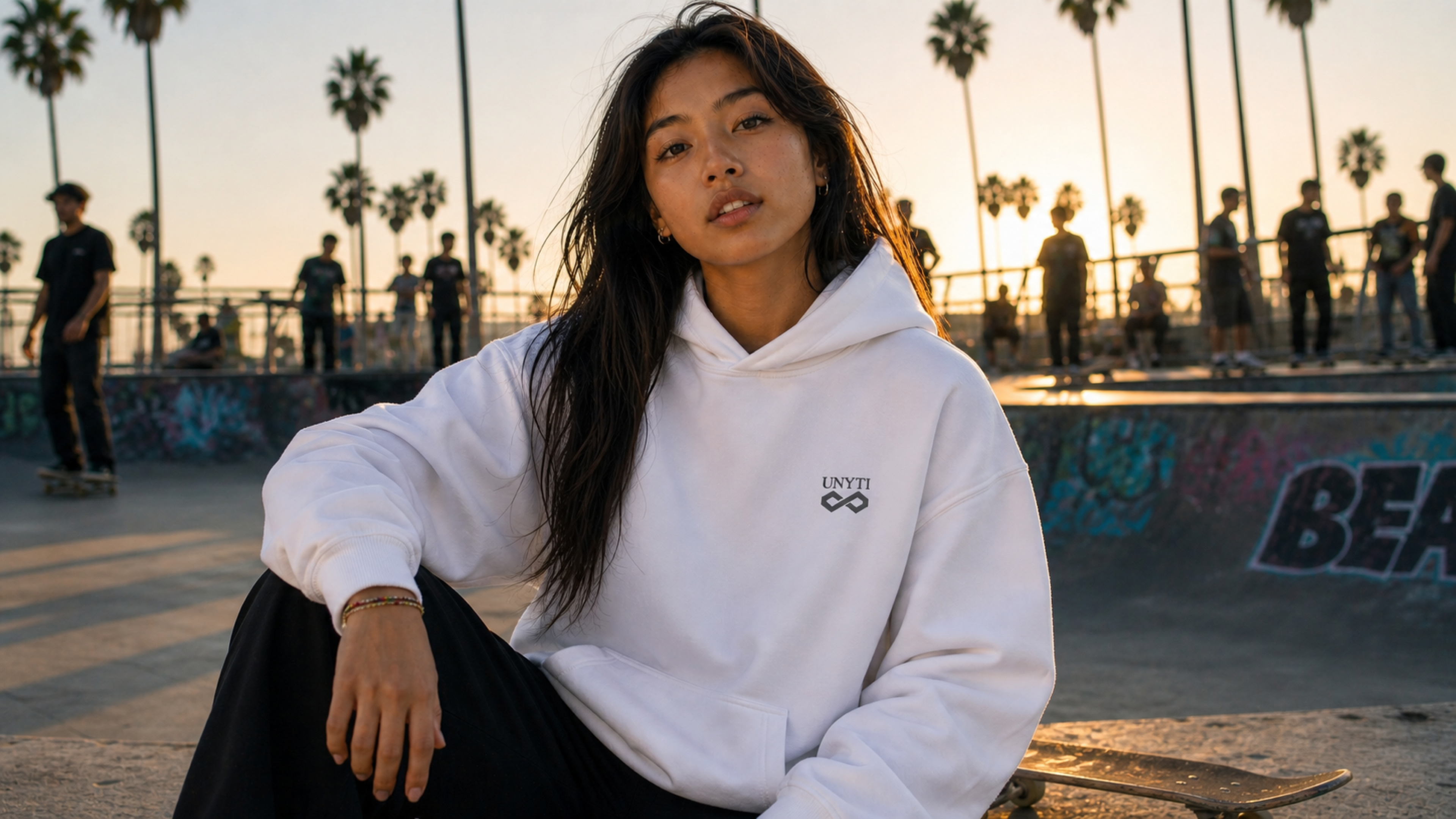 UNYTI INFINYTI  - Hoodie Premium Blanc
