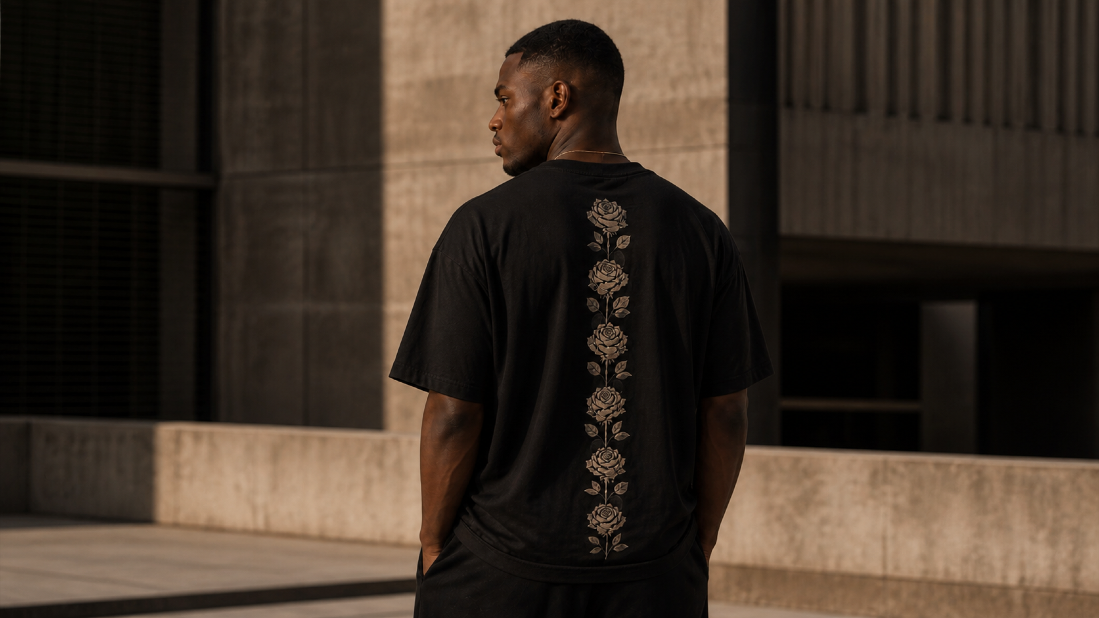 UNYTI BLVCK ROSE Oversize Noir
