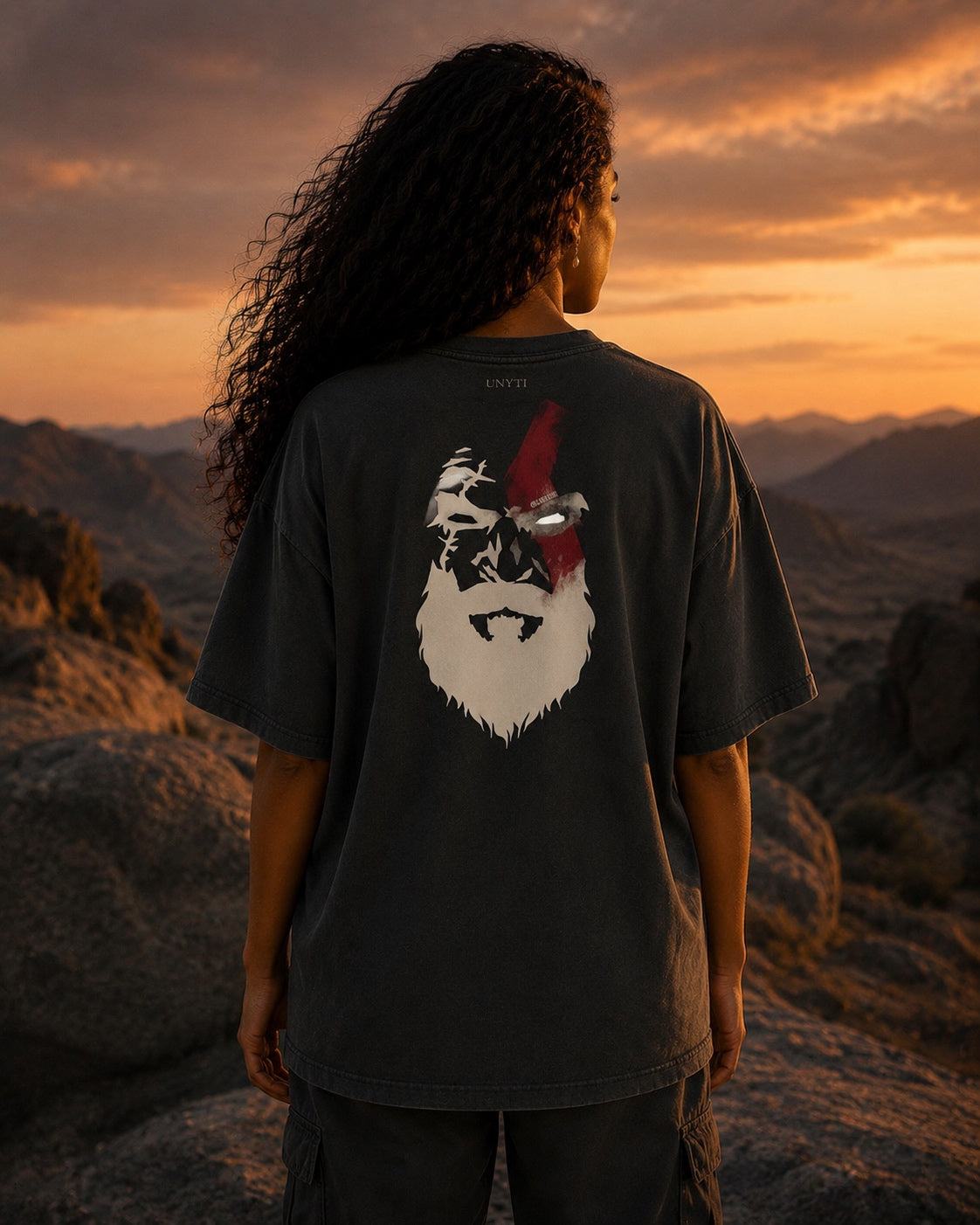UNYTEEBOARD Warrior Noir — t-shirt noir