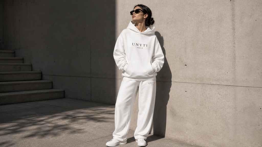 UNYTI PARIS Hoodie Blanc