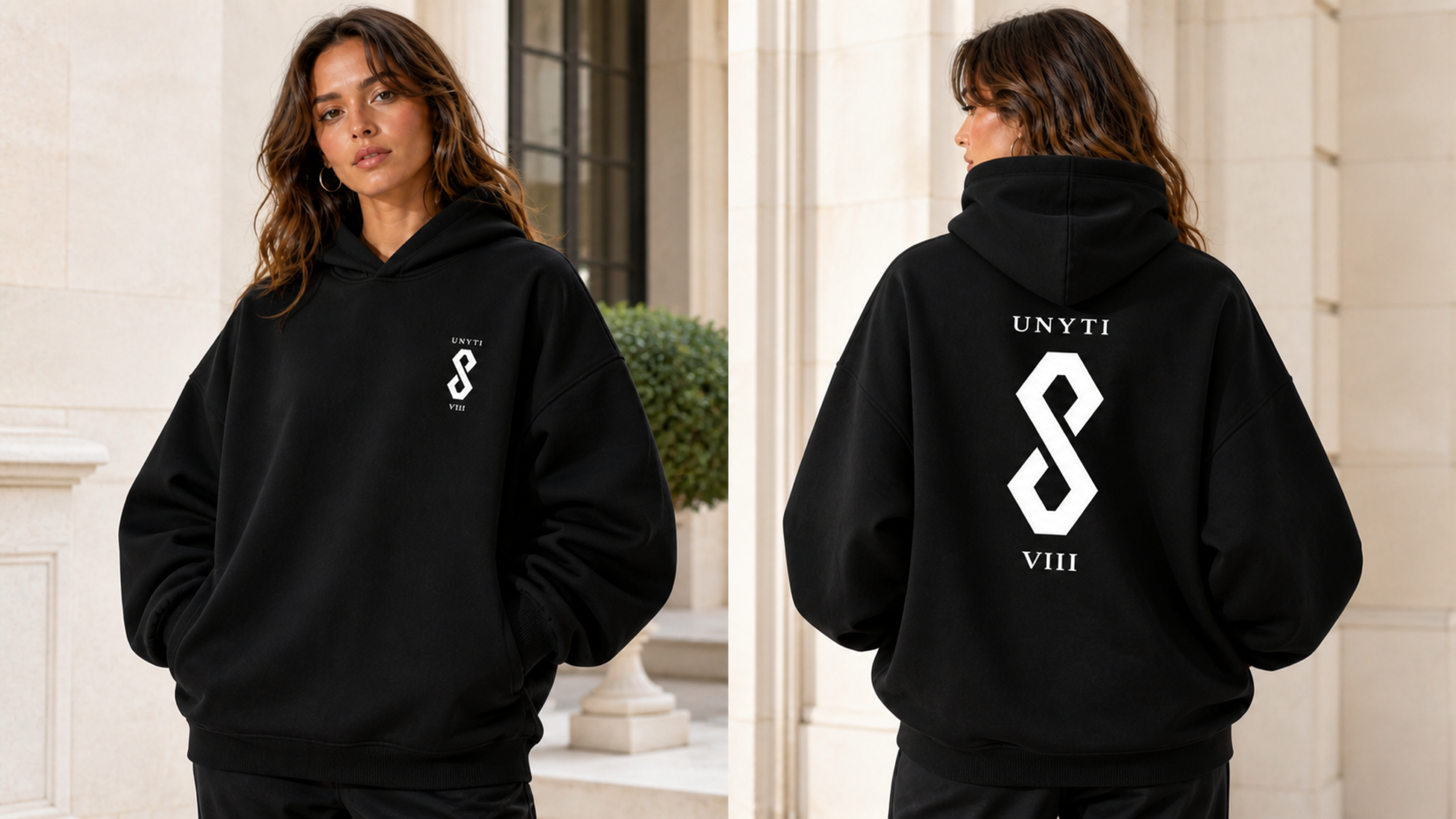 UNYTI EIGHT VIII - Hoodie - Noir