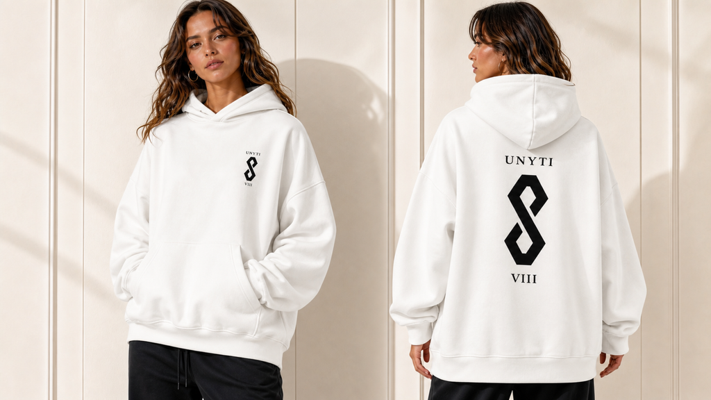 UNYTI EIGHT VIII - Hoodie - Blanc