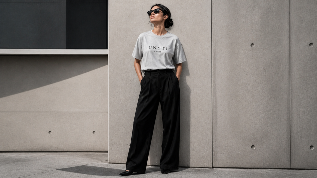 UNYTI PARIS T-shirt regular Gris