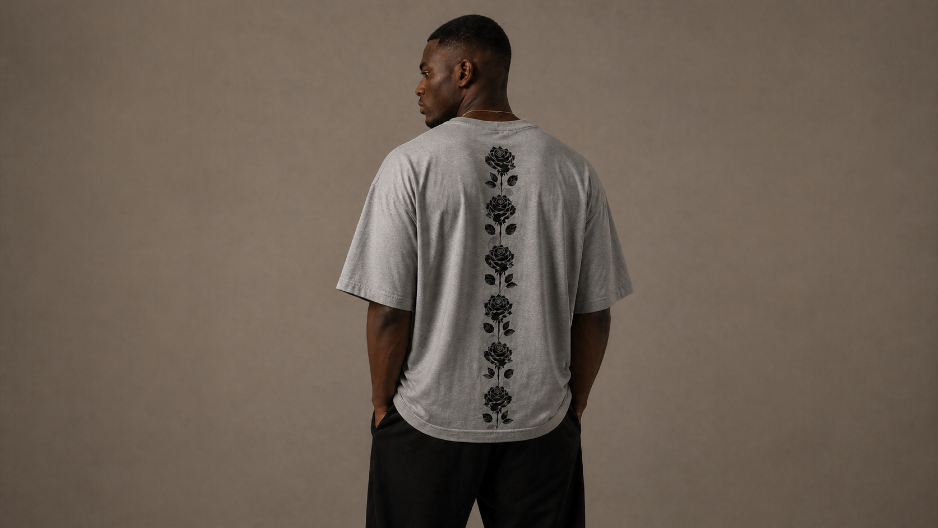 UNYTI BLVCK ROSE  Oversize Gris