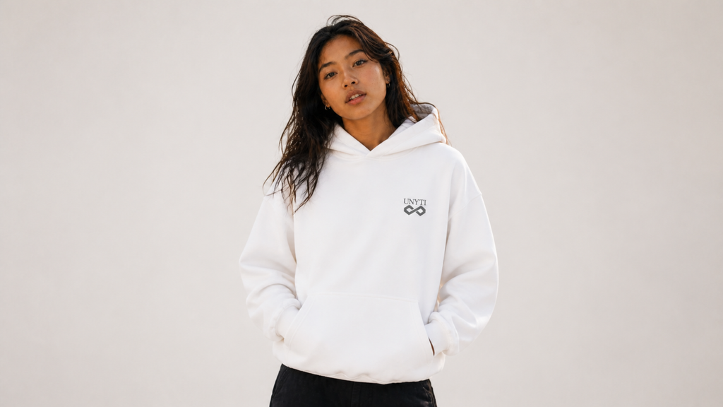 UNYTI INFINYTI  - Hoodie Premium Blanc