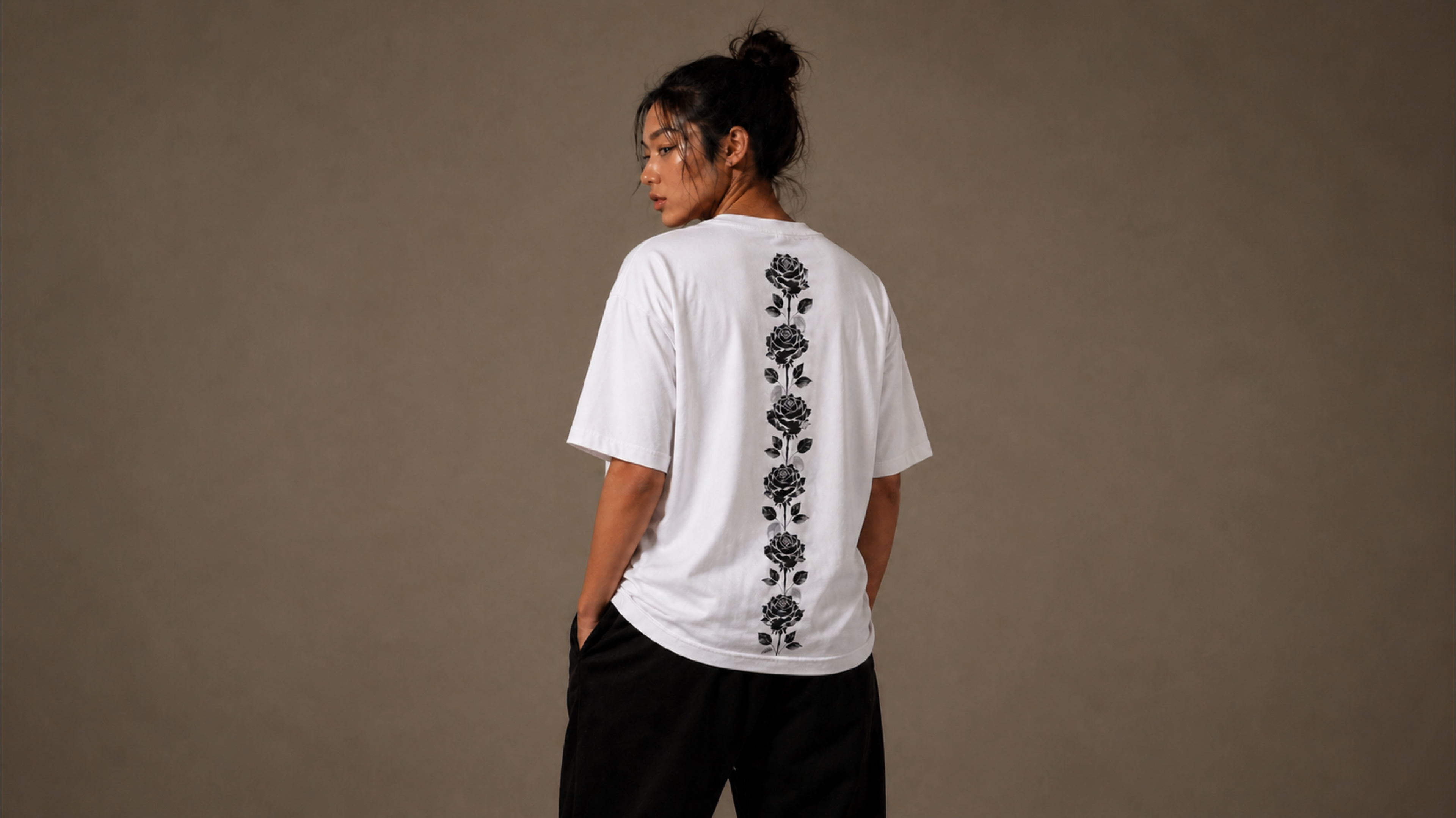 UNYTI BLVCK ROSE  T-shirt Blanc
