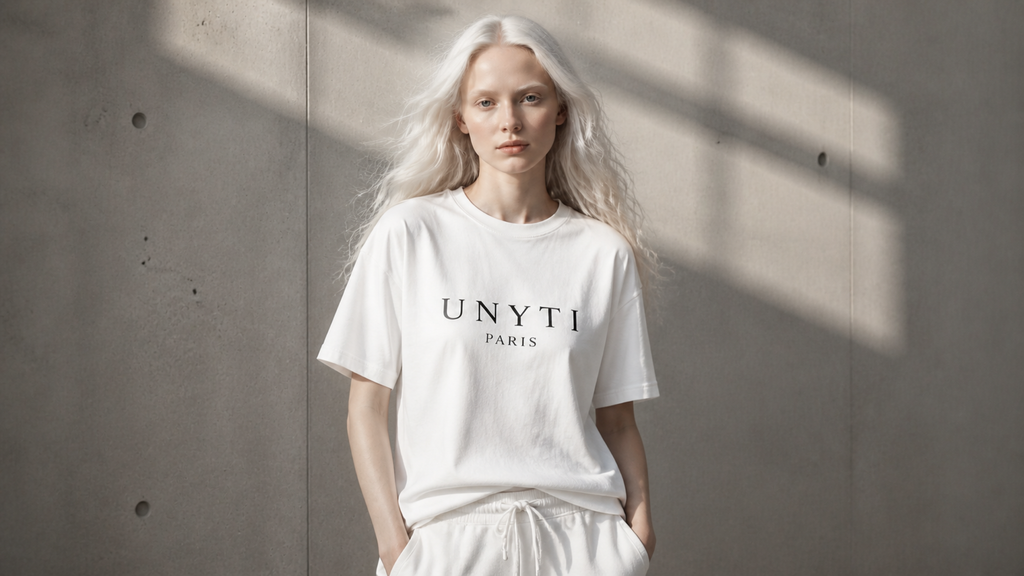 UNYTI PARIS T-shirt regular Blanc