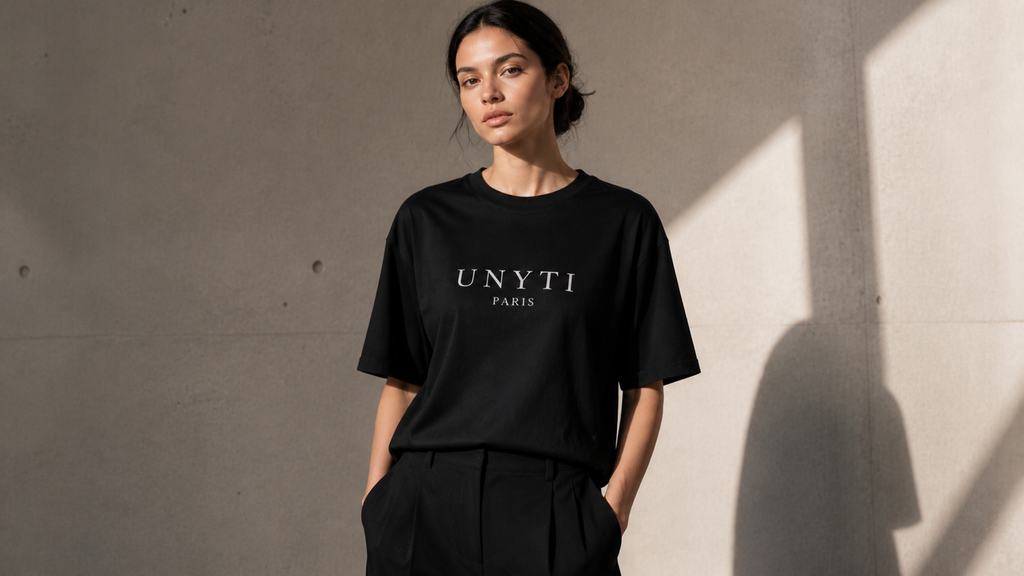 UNYTI PARIS T-shirt regular Noir
