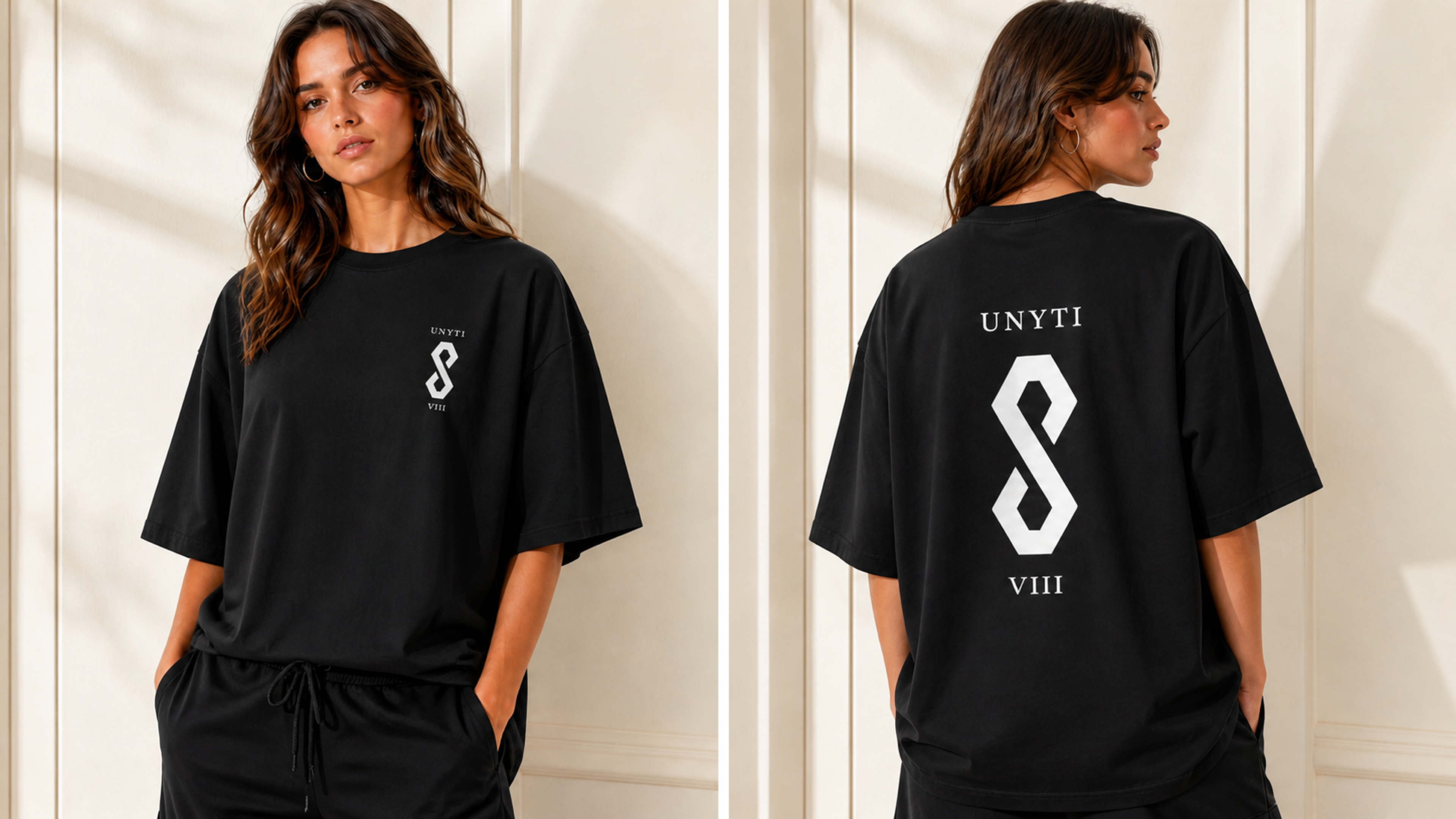 UNYTI EIGHT VIII - Oversize - Noir