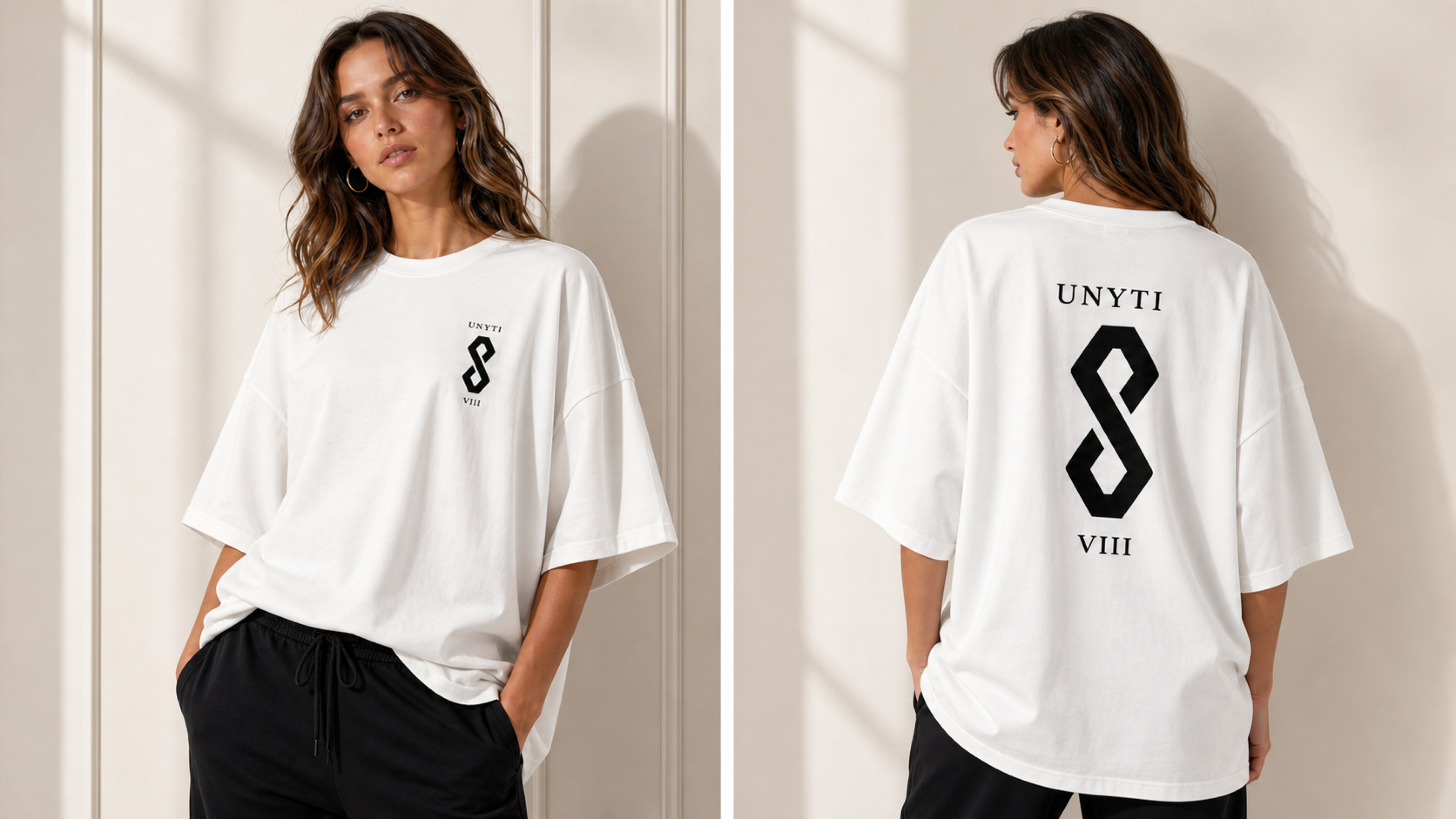 UNYTI EIGHT VIII - Oversize - Blanc