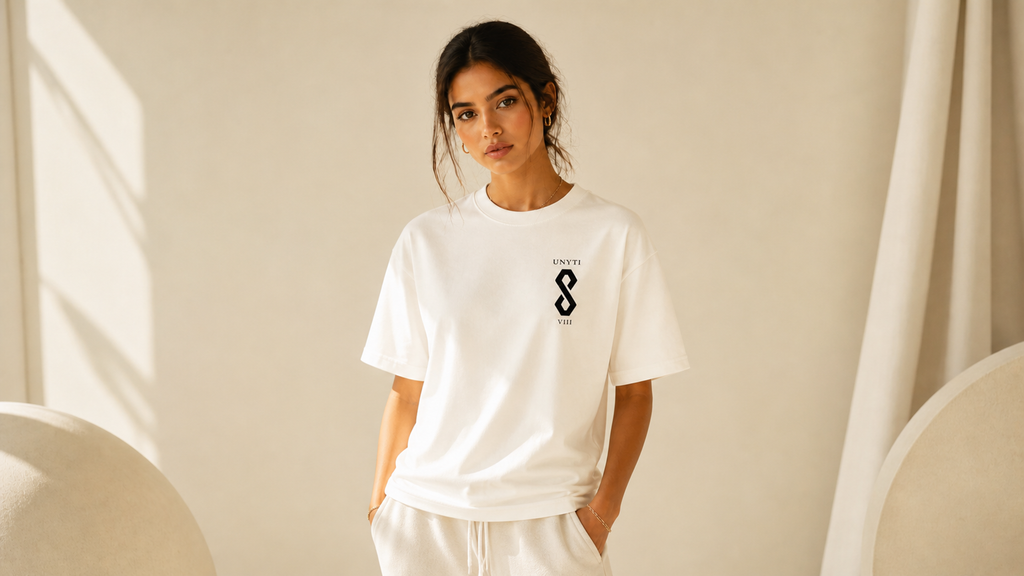 UNYTI EIGHT VIII - T-shirt régulier - Blanc