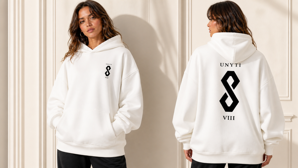 UNYTI EIGHT VIII - Hoodie - Blanc