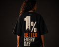 UNYTEEBOARD 1% Better Noir — t-shirt noir