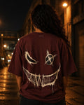 UNYTEEBOARD Chaos Smile Bordeaux — t-shirt bordeaux