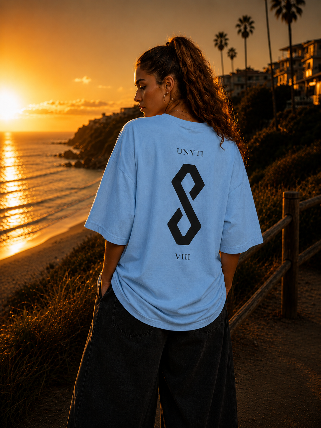 UNYTI EIGHT VIII - Oversize - Bleu-ciel