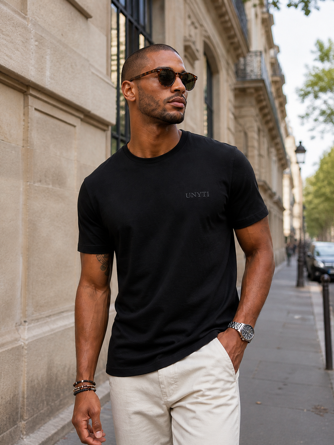 UNYTI ESSENTIALS T-shirt Bleu ciel